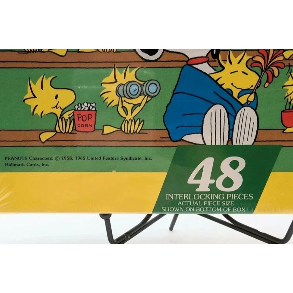 Vtg Peanuts Snoopy Puzzle Large Pieces 48
